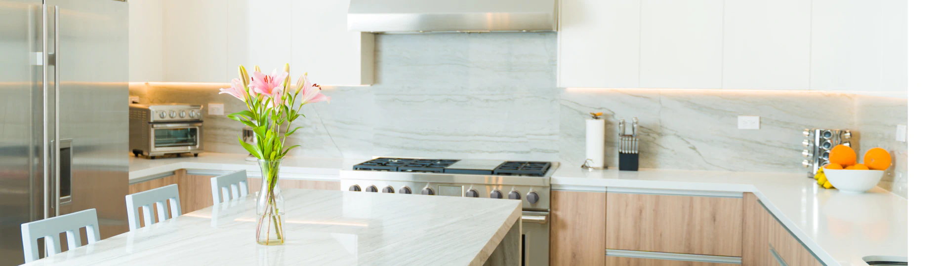 remodeled kitchen countertop